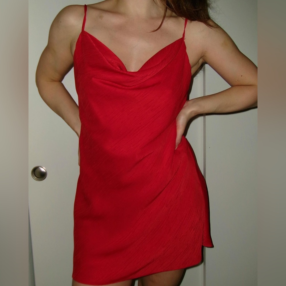 REVOLVE HOUSE OF HARLOW SILK SLIP DRESS (size: large) - Picture 3 of 4